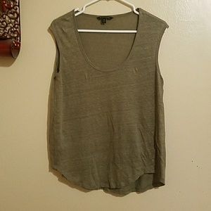 NWOT Sage green sleeveless top
